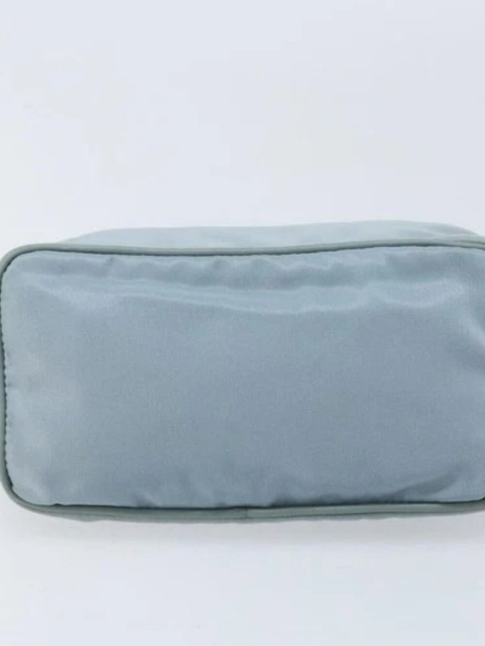 PRADA Chain Shoulder Bag Nylon Light Blue Gold Auth LNZ688V - Picture 5 of 16